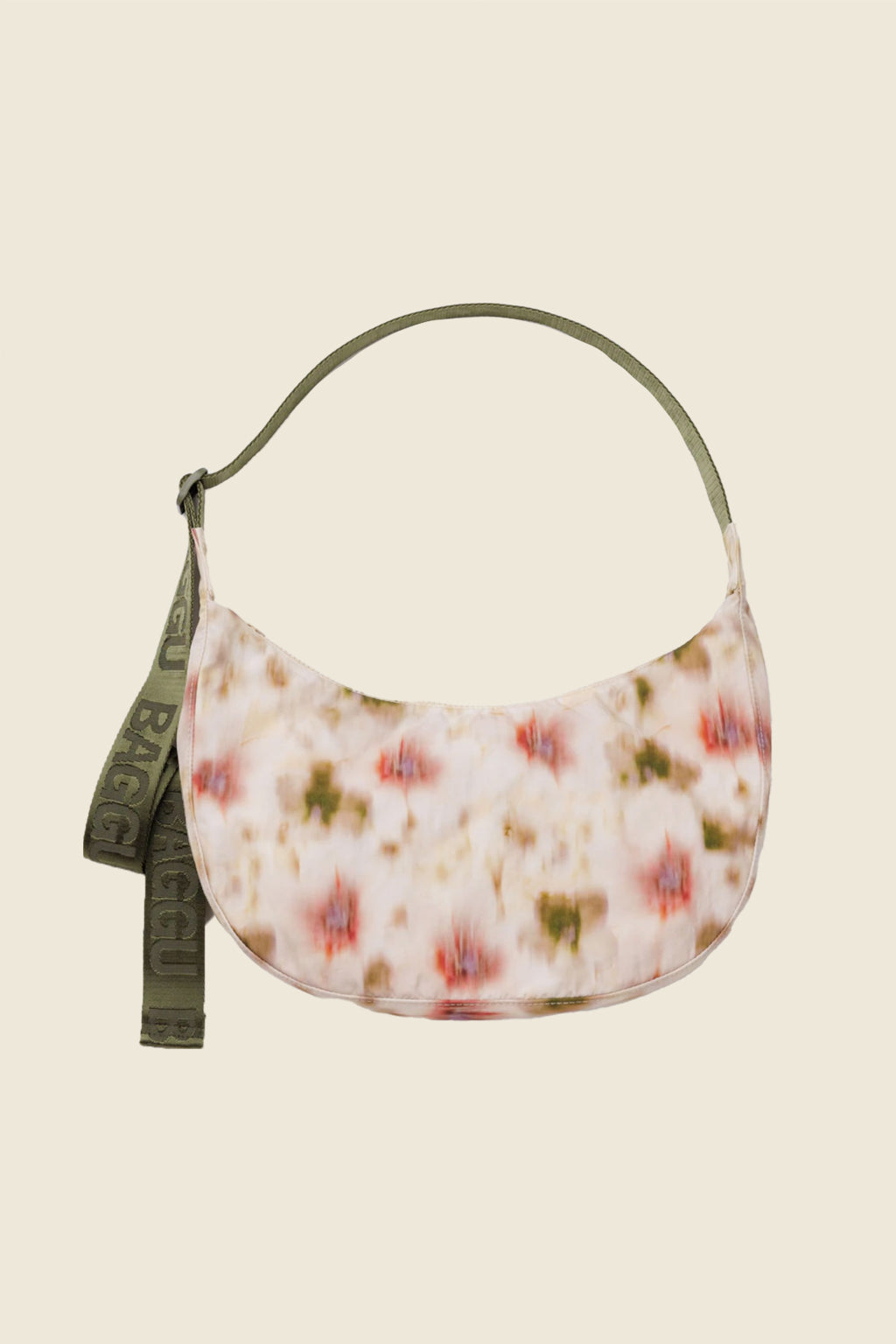 Baggu Medium Crescent Bag, Abstract Floral