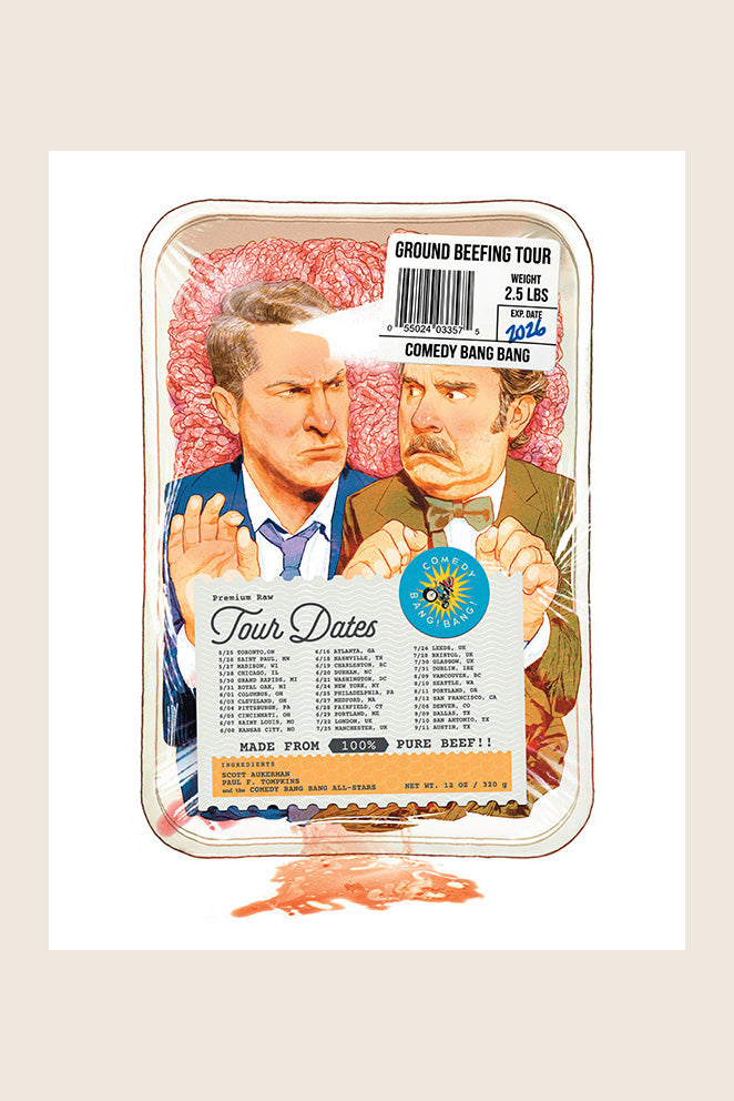 Comedy Bang! Bang!: Ground Beefing Tour Poster