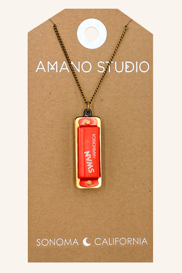 Harmonica Necklace