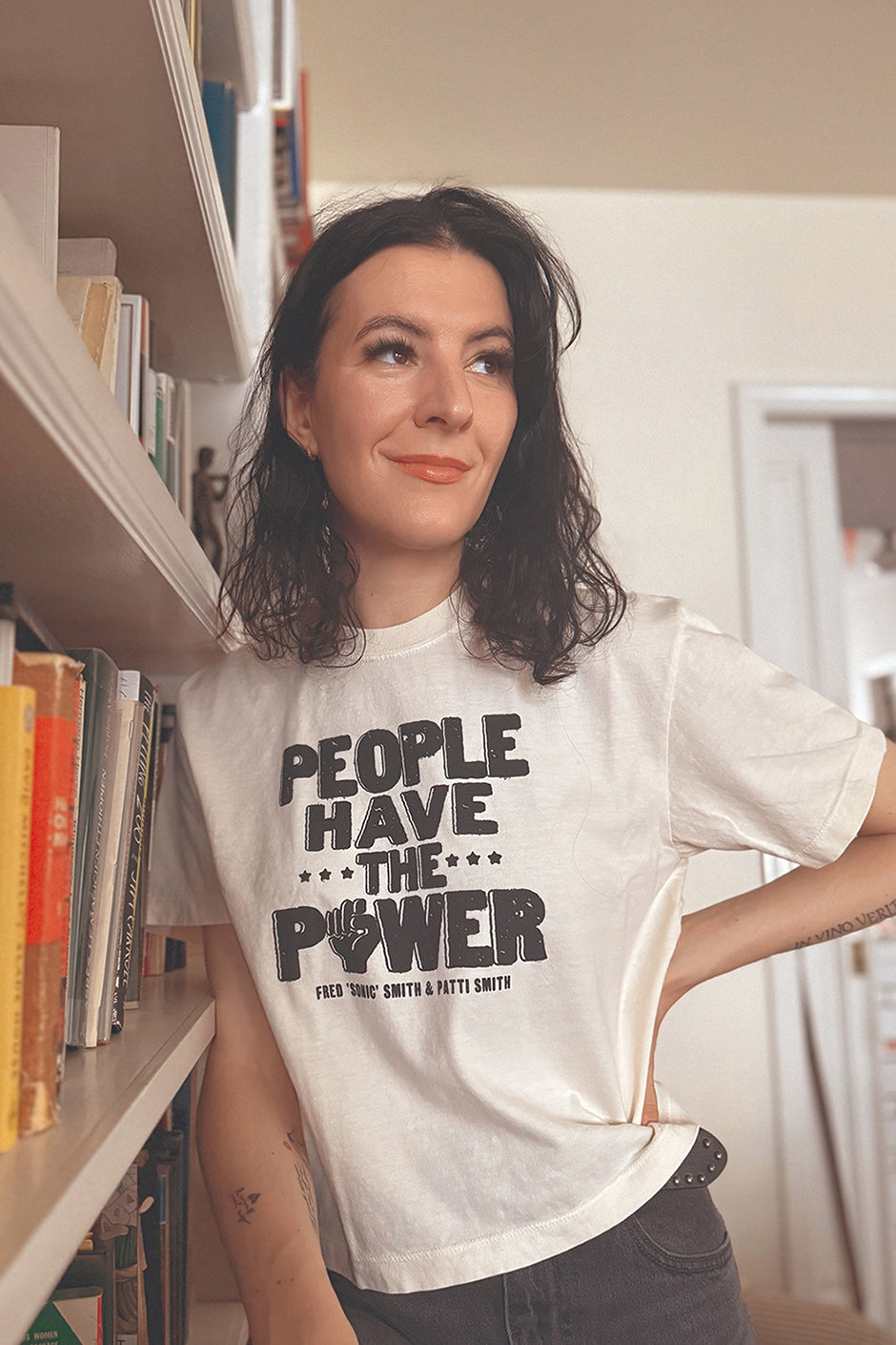 People Have the Power Crop Tee