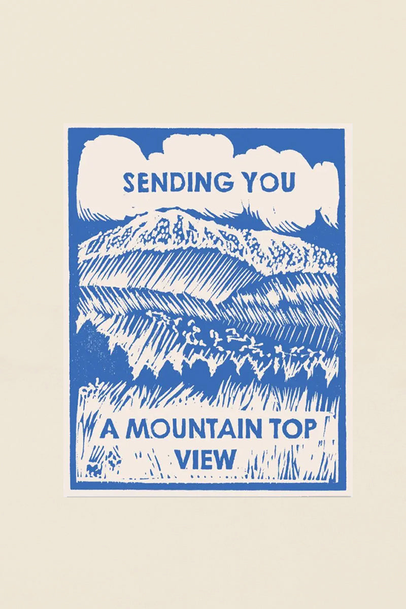 mountain top view card kin ship goods