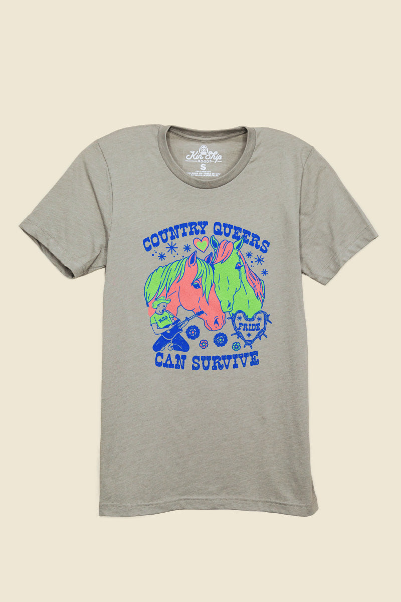 Country Queers Can Survive Tee, final sale