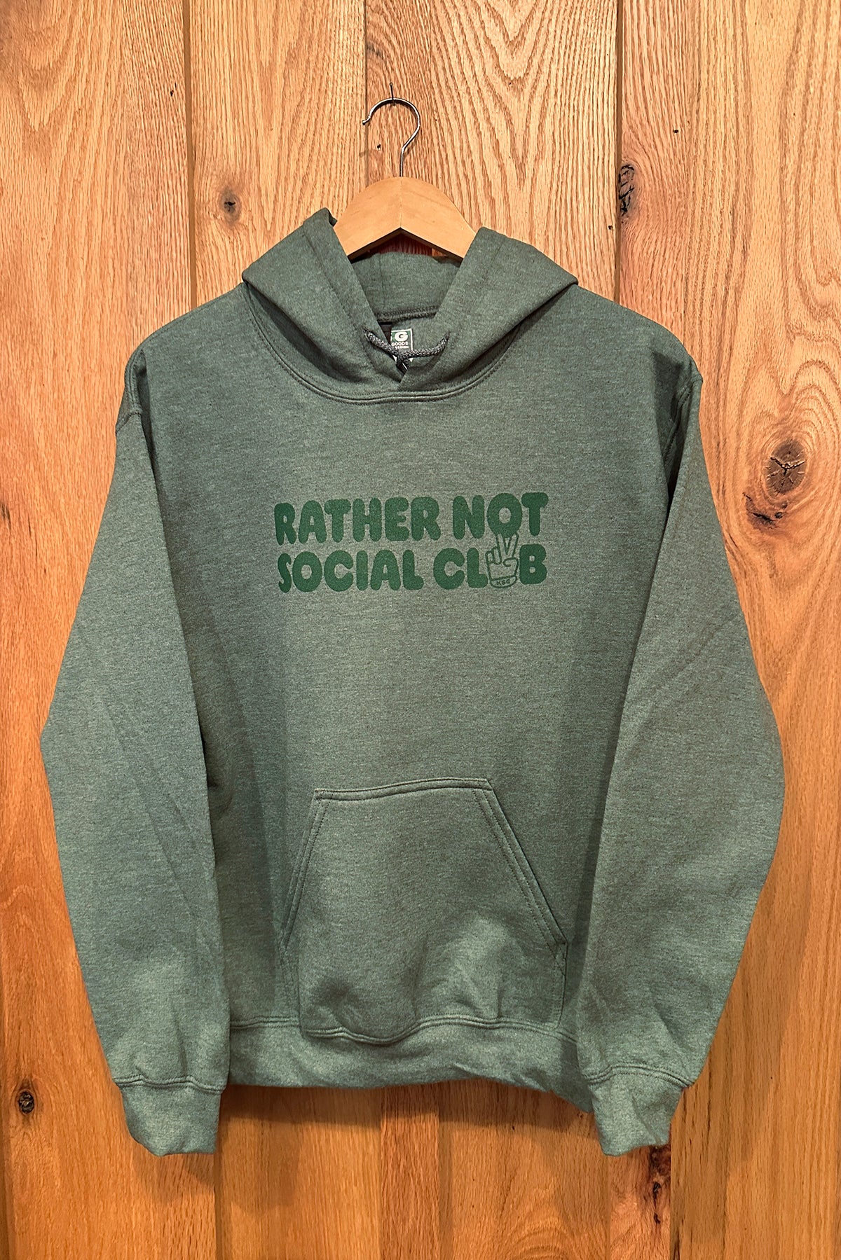 Rather Not Social Club Pullover Hoodie