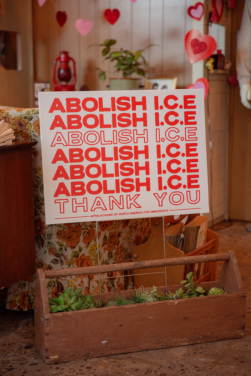 Abolish I.C.E. Yard Sign