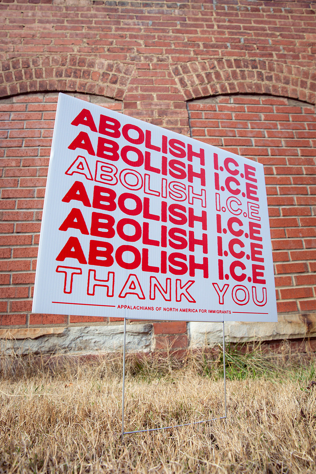 Abolish I.C.E. Yard Sign