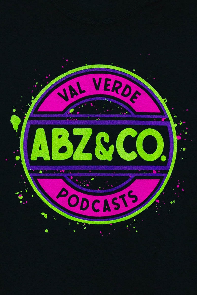 Kin Ship Goods Val Verde Action Boyz long sleeve T-shirt with retro podcast-inspired design for 80s and 90s action movie fans.