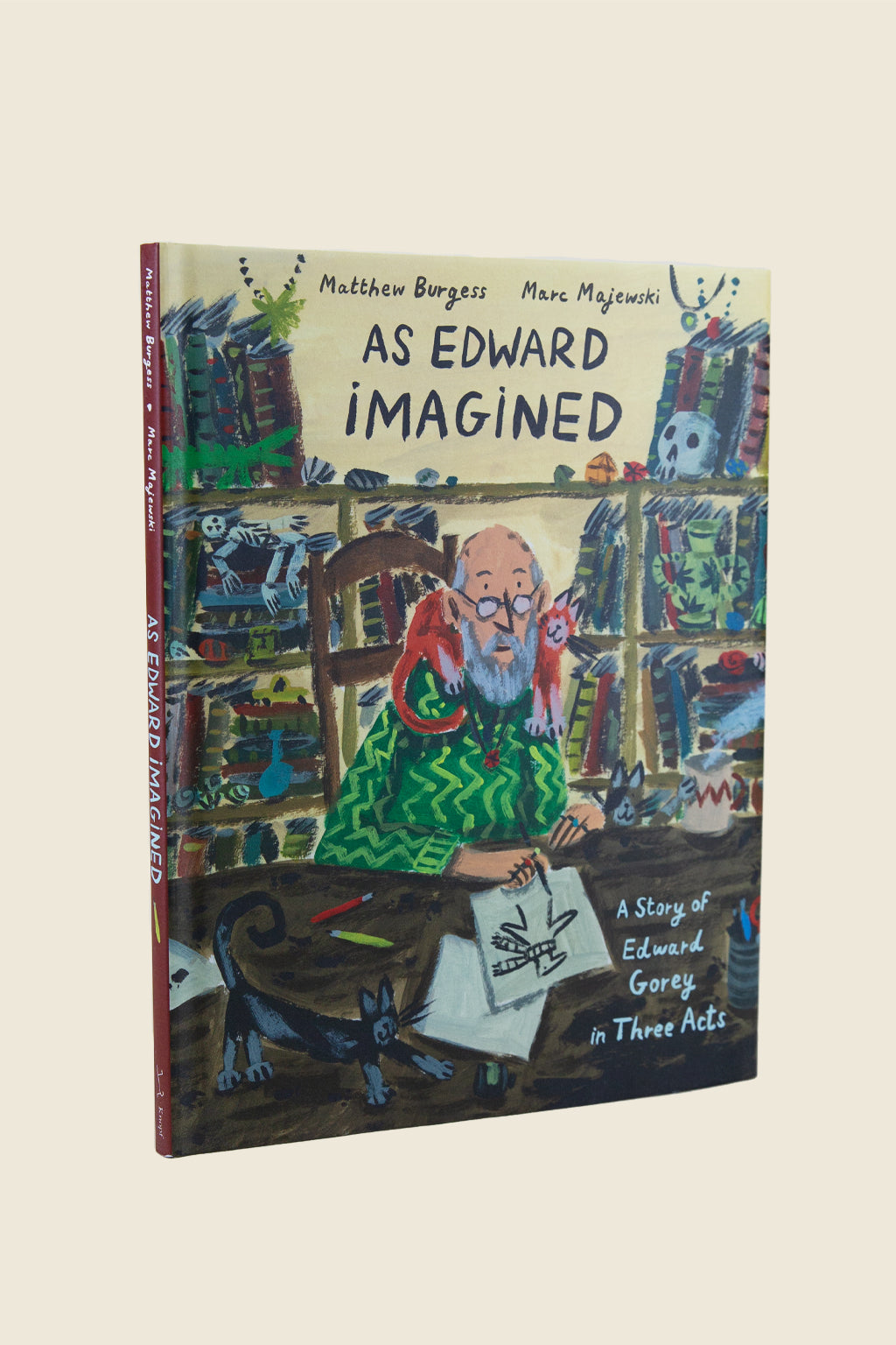 Kin Ship Goods As Edward Imagined picture book, Edward Gorey biography in three acts with whimsical illustrations