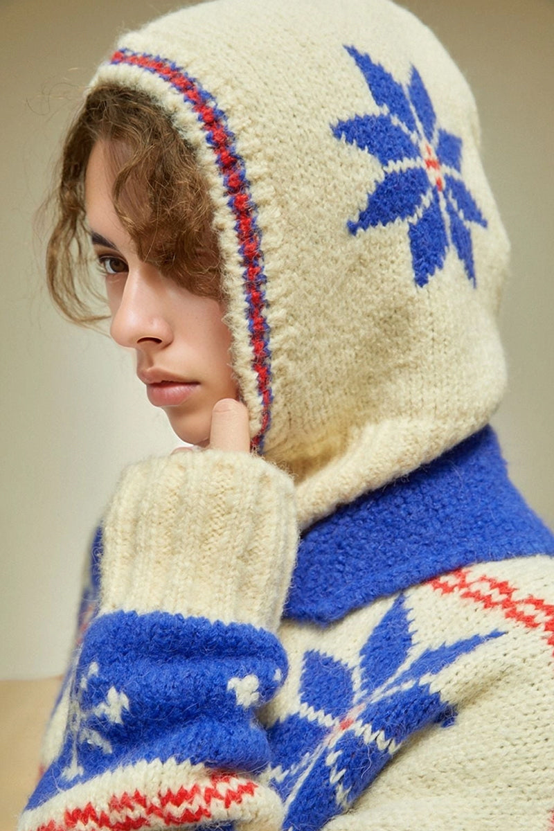 Snowflake Hooded Cowl
