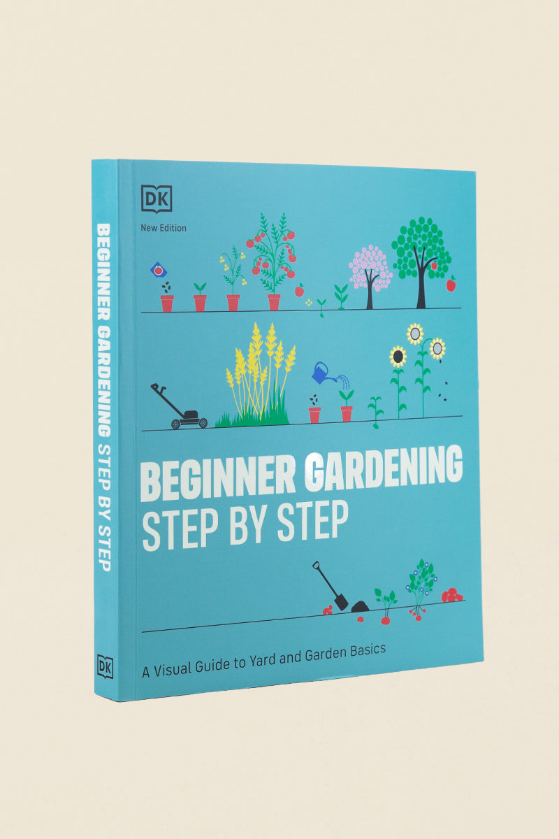 Beginner Gardening Step by Step book cover—easy gardening guide for new plant lovers at Kin Ship Goods.