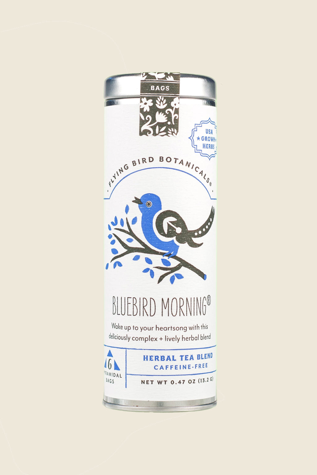 Bluebird Morning Tea Tin