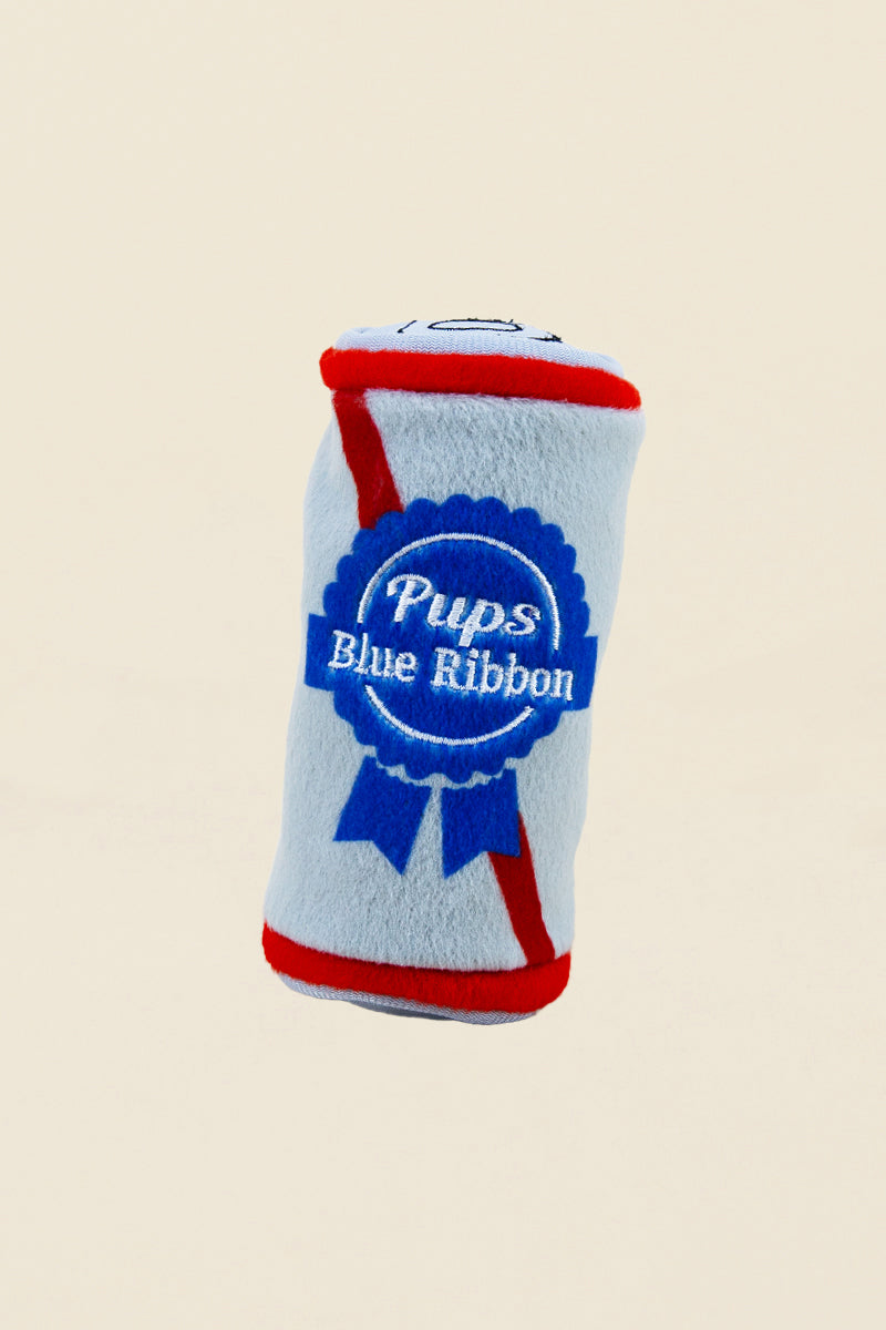 pups blue ribbon dog toy