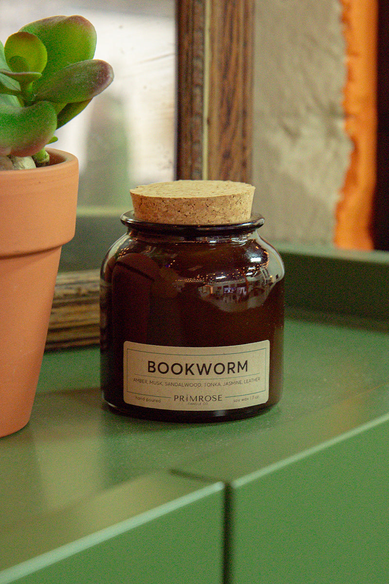 Bookworm Candle