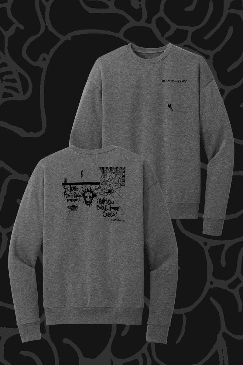Jeff Buckley: Peyote Radio Theater Sweatshirt, Grey