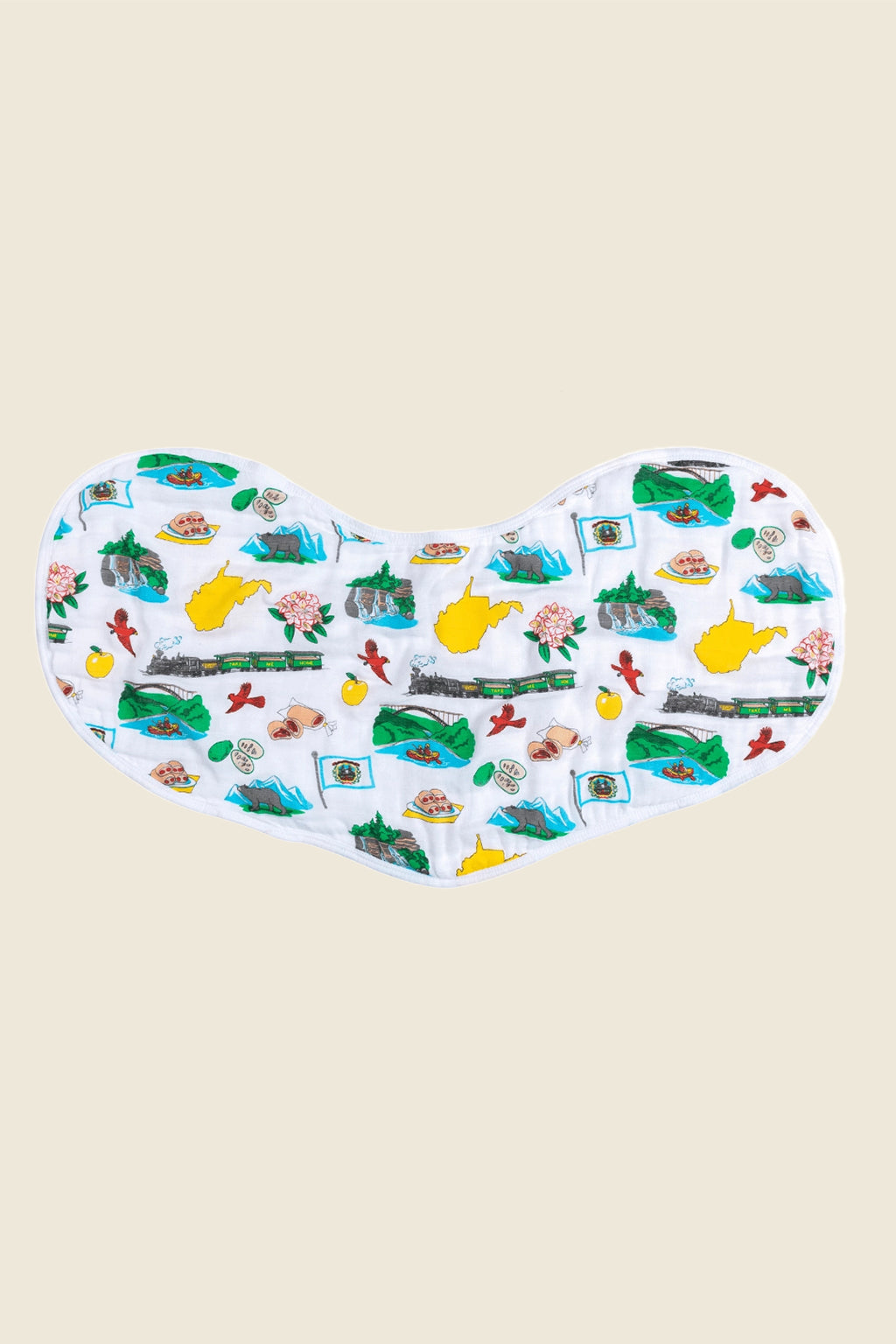 West Virginia Burp Cloth & Bib