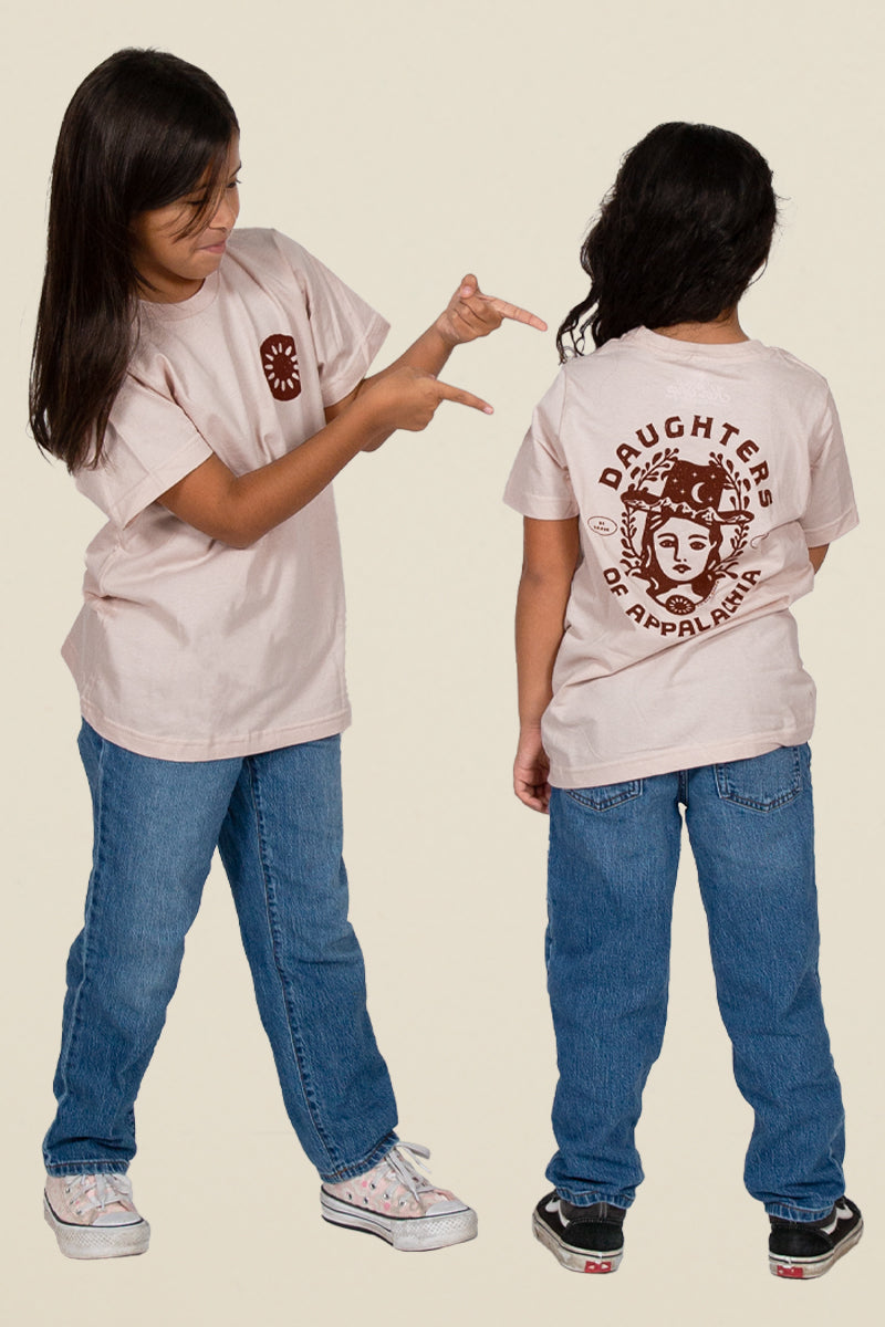 daughters of appalachia kids tee