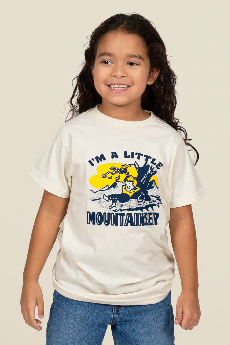 little mountaineer kids tee