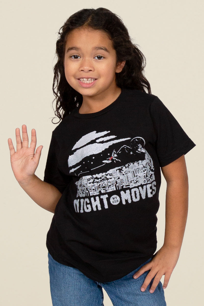 night moves mothman kids tee