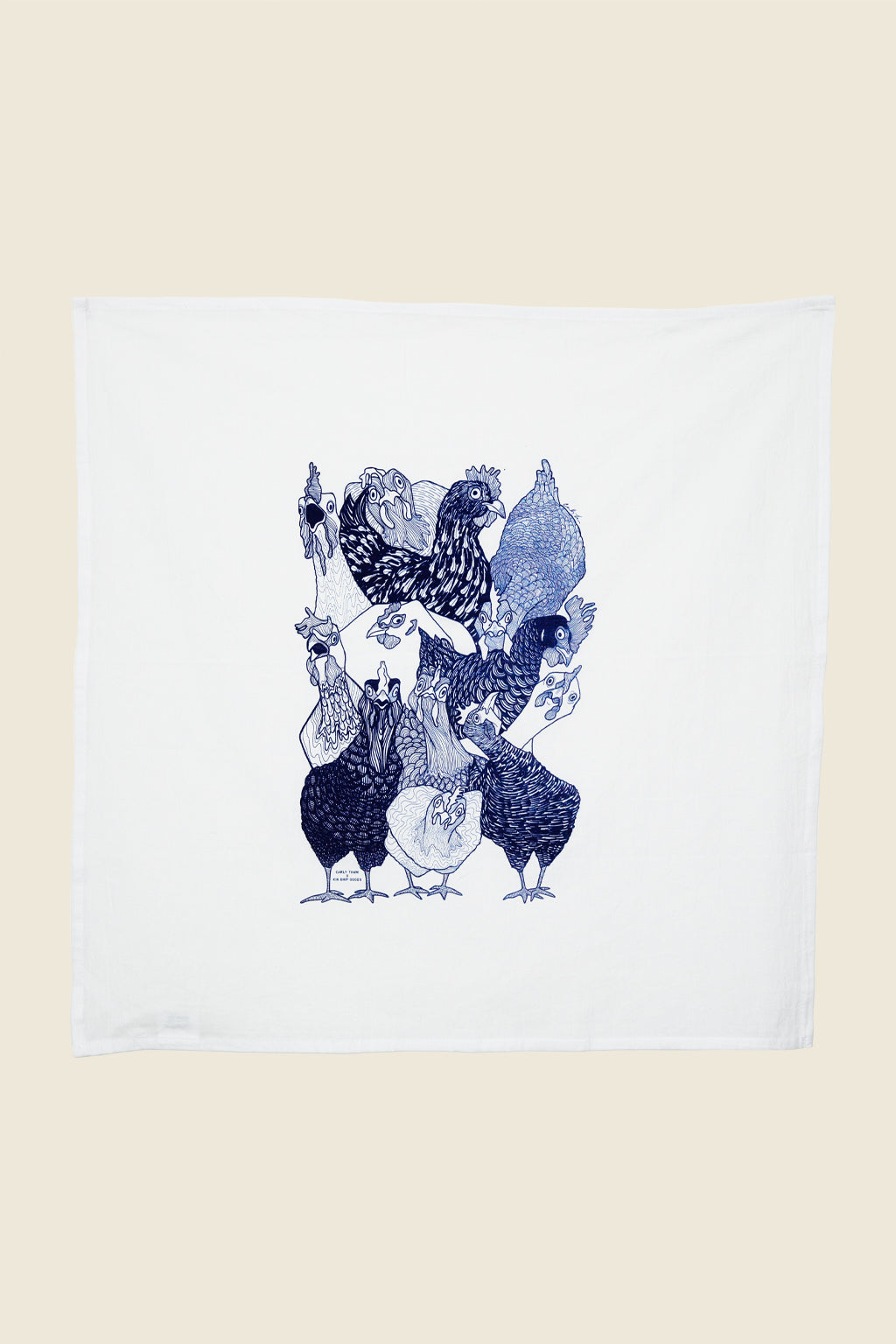 Chickens Tea Towel
