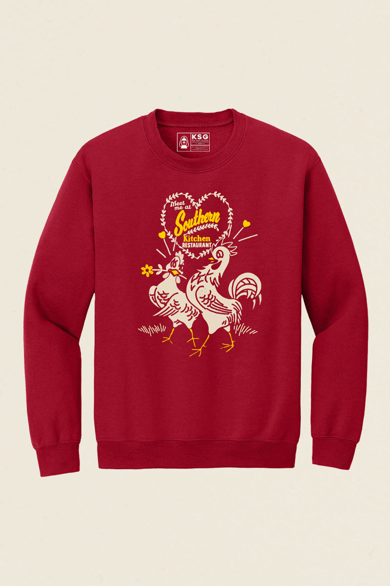 Southern Kitchen Sweatshirt Kin Ship Goods