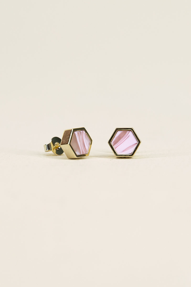 Hexagon Earrings