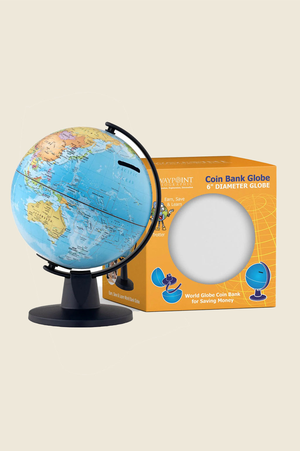 World Globe Coin Bank