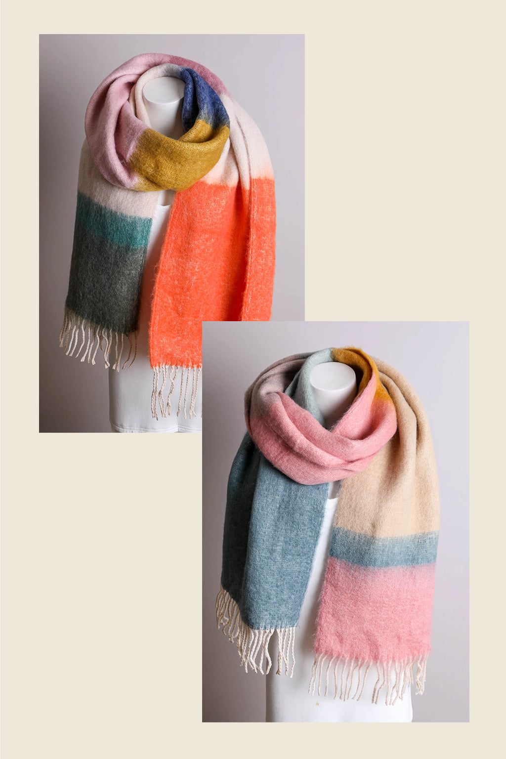 Color Block Scarf