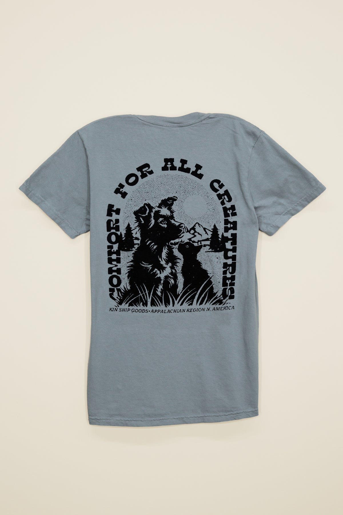comfort for all creatures pocket tee