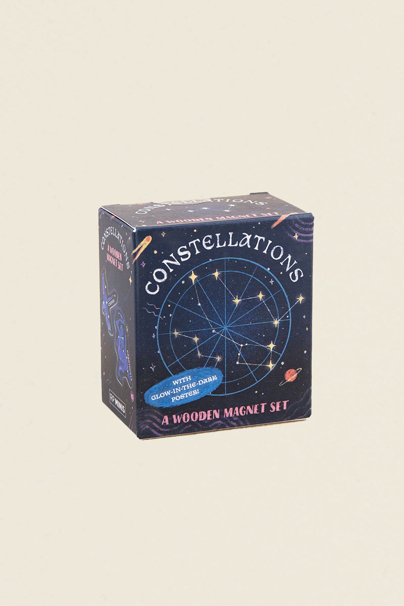 constellations wooden magnet set