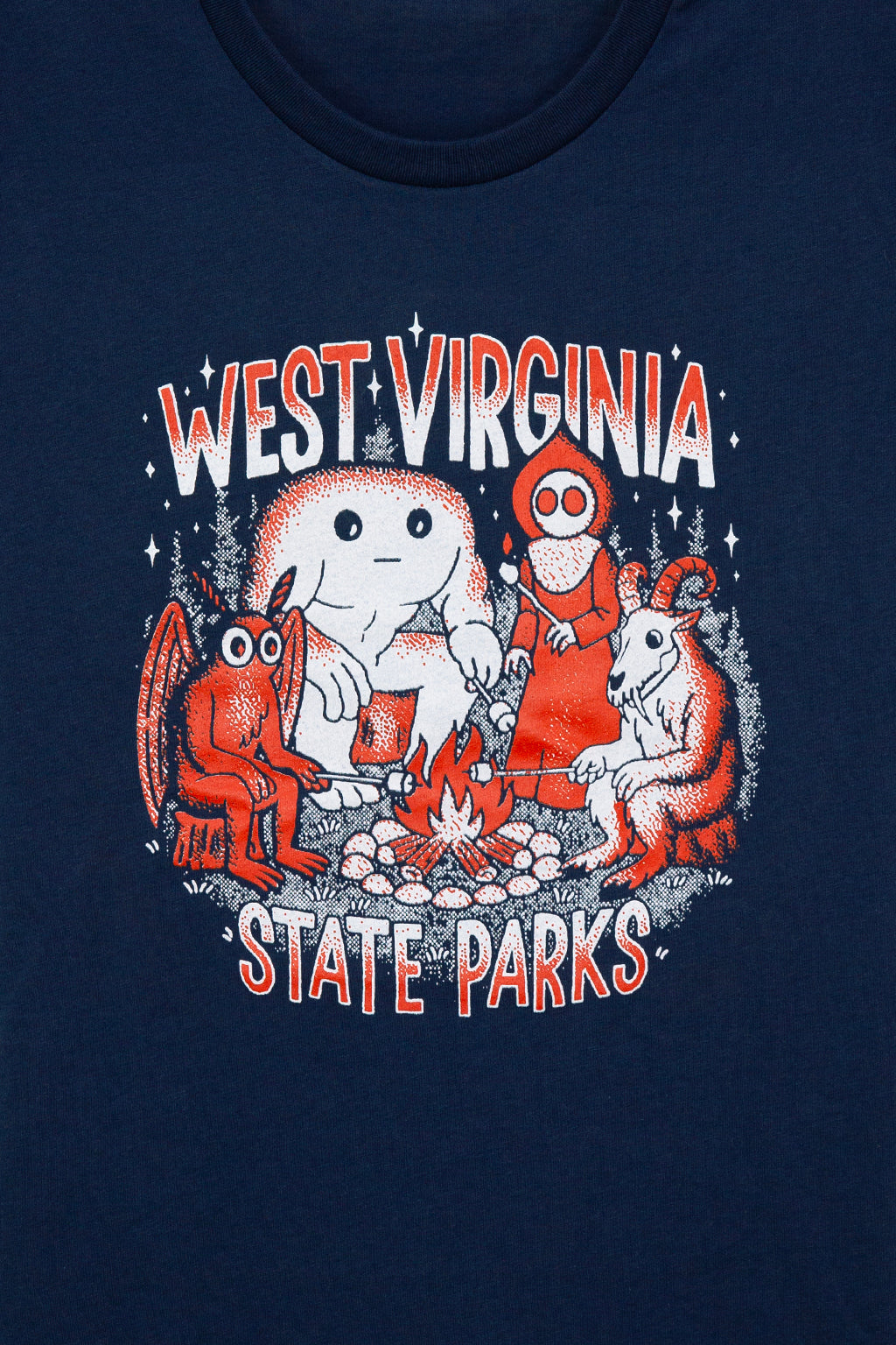 WV State Parks: Cryptid Campfire Tee