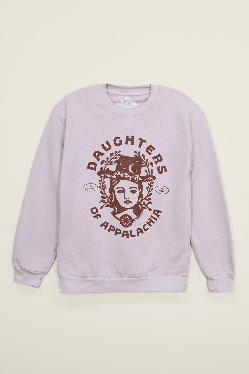 blush daughters of appalachia sweatshirt kin ship goods