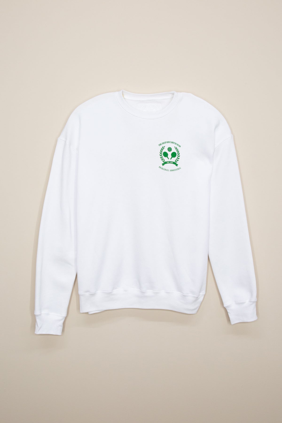 deep dive x bitch sesh pickleball association sweatshirt