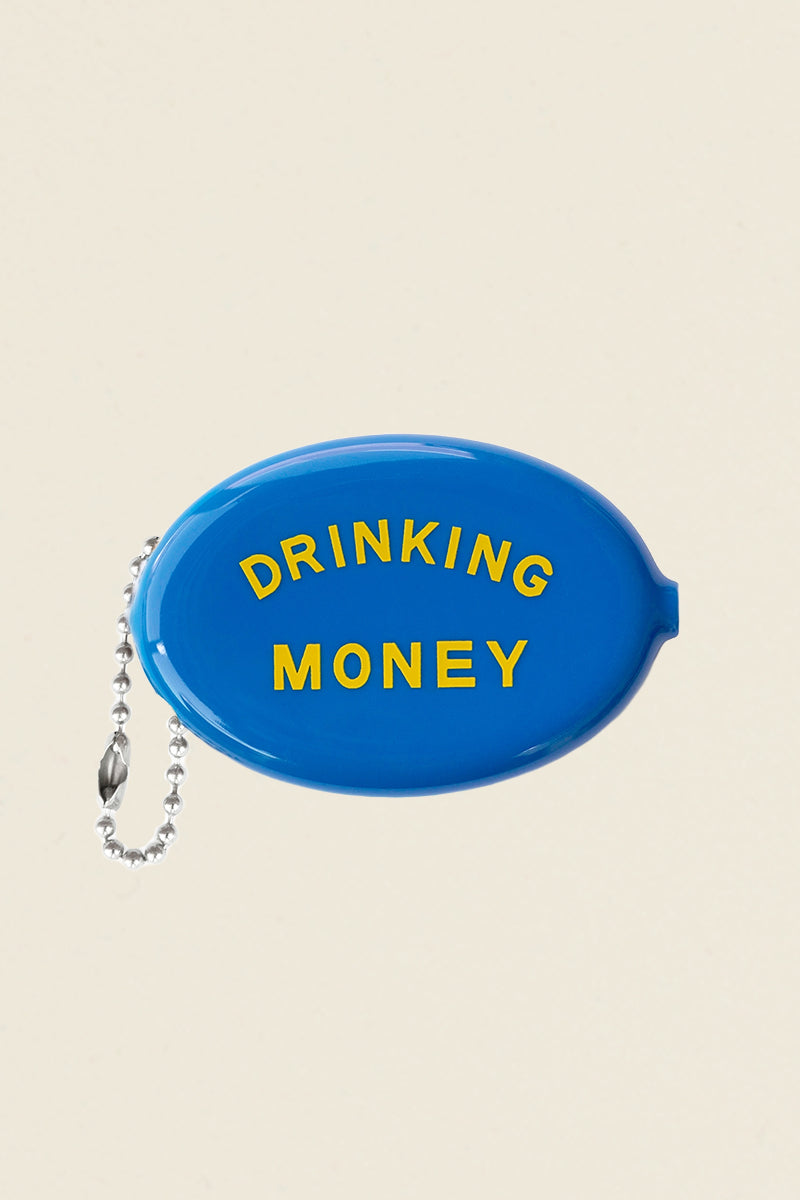 Drinking money coin pouch blue Kin Ship Goods