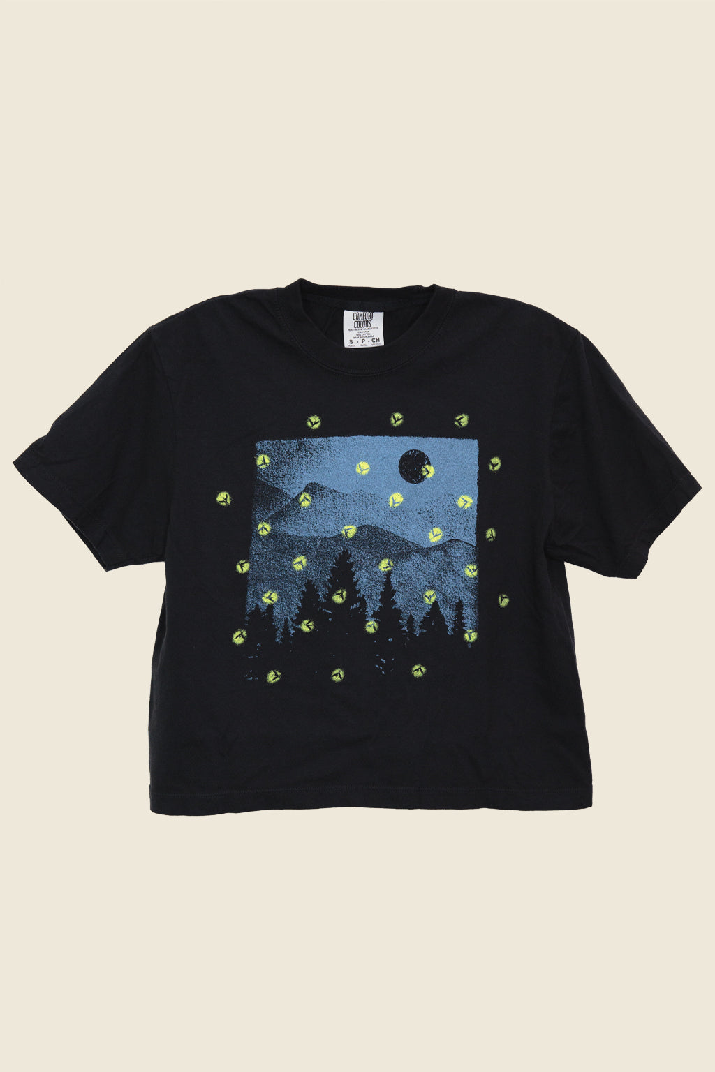 Fireflies Crop Tee