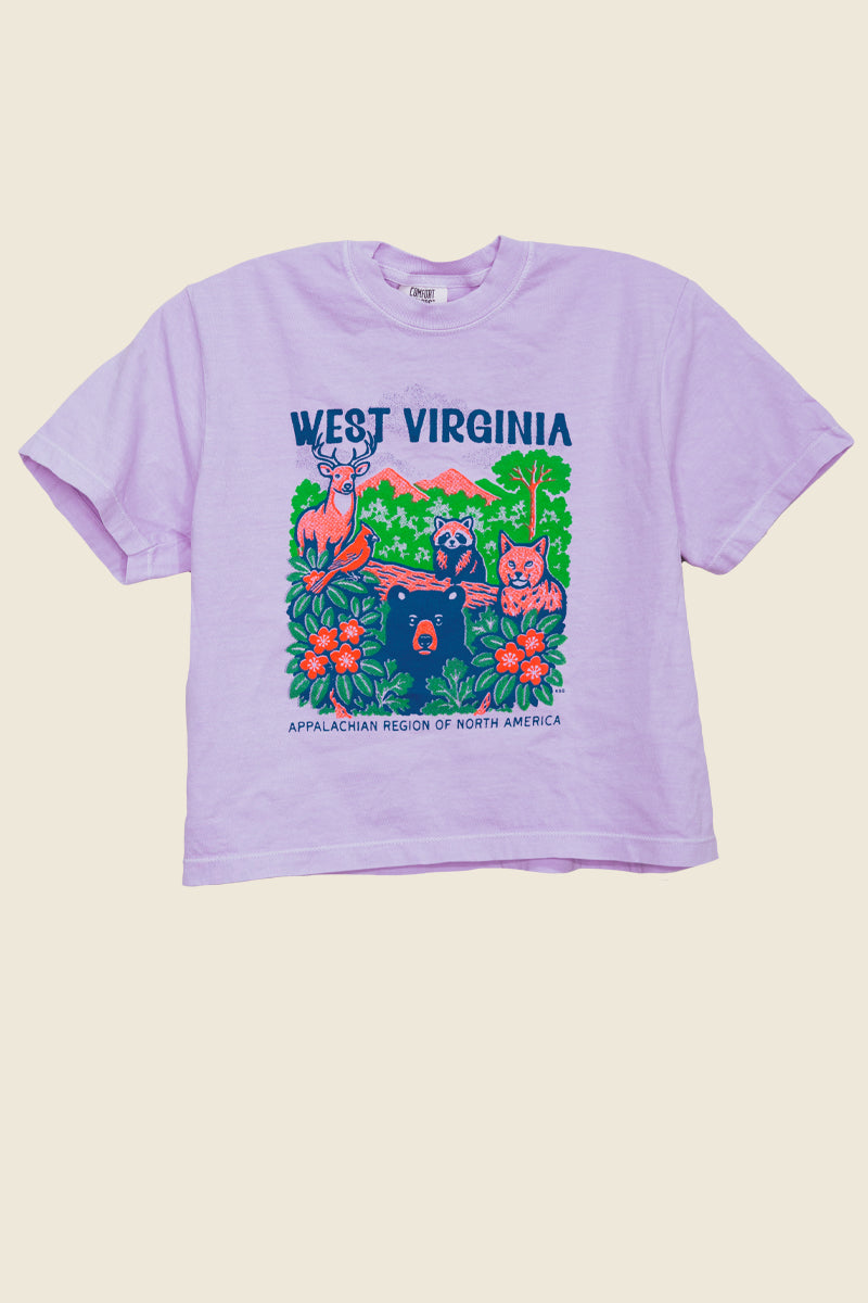 Forest Friends Crop Tee