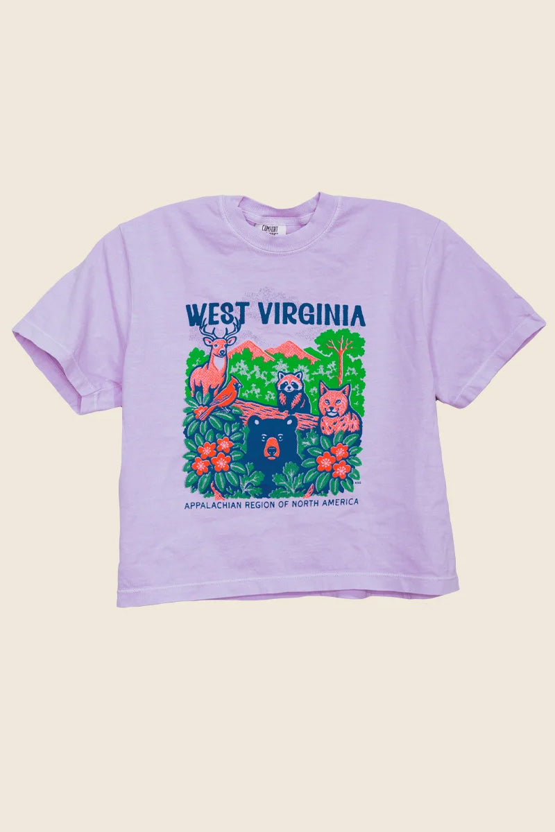 Forest Friends Crop Tee