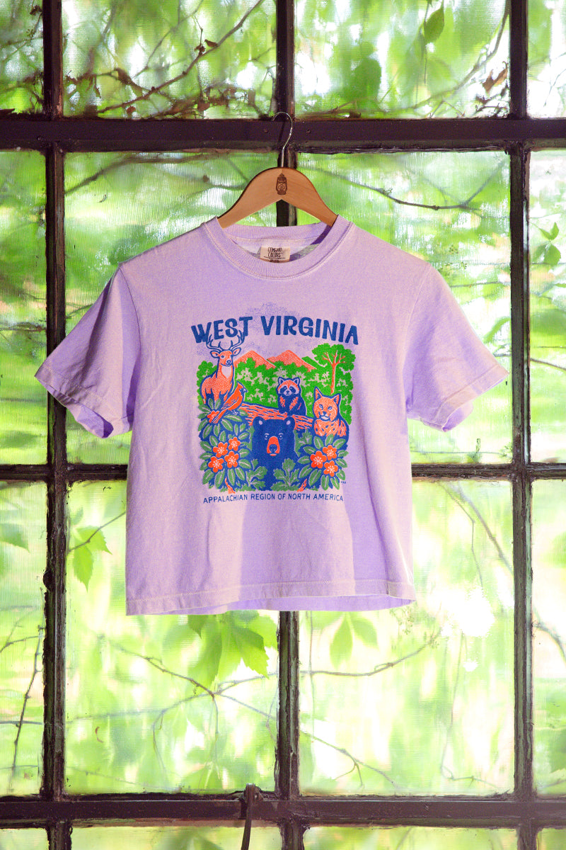 Forest Friends Crop Tee