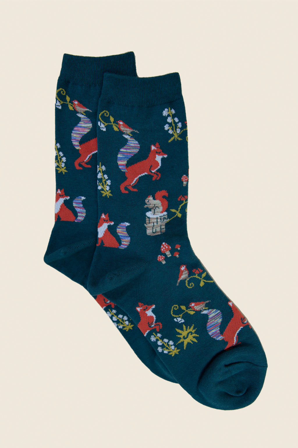 Foxy Forest Socks