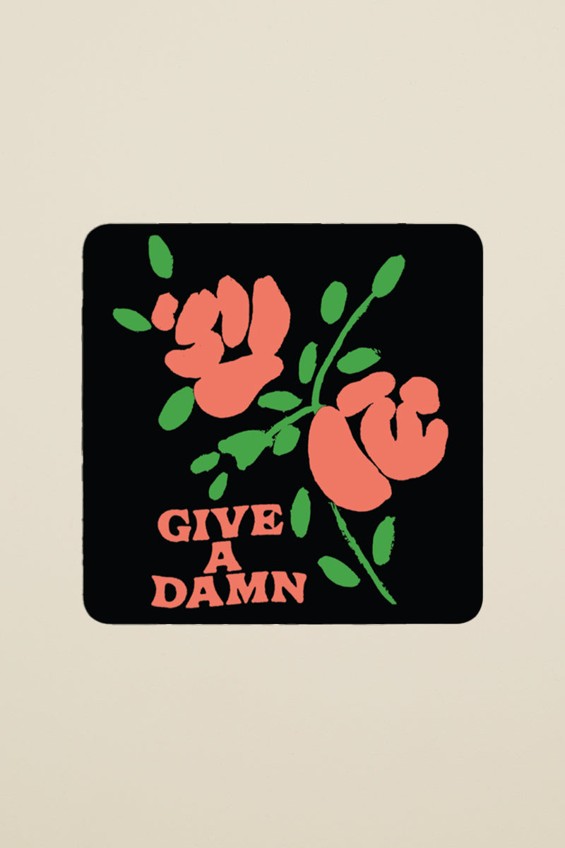 give a damn sticker