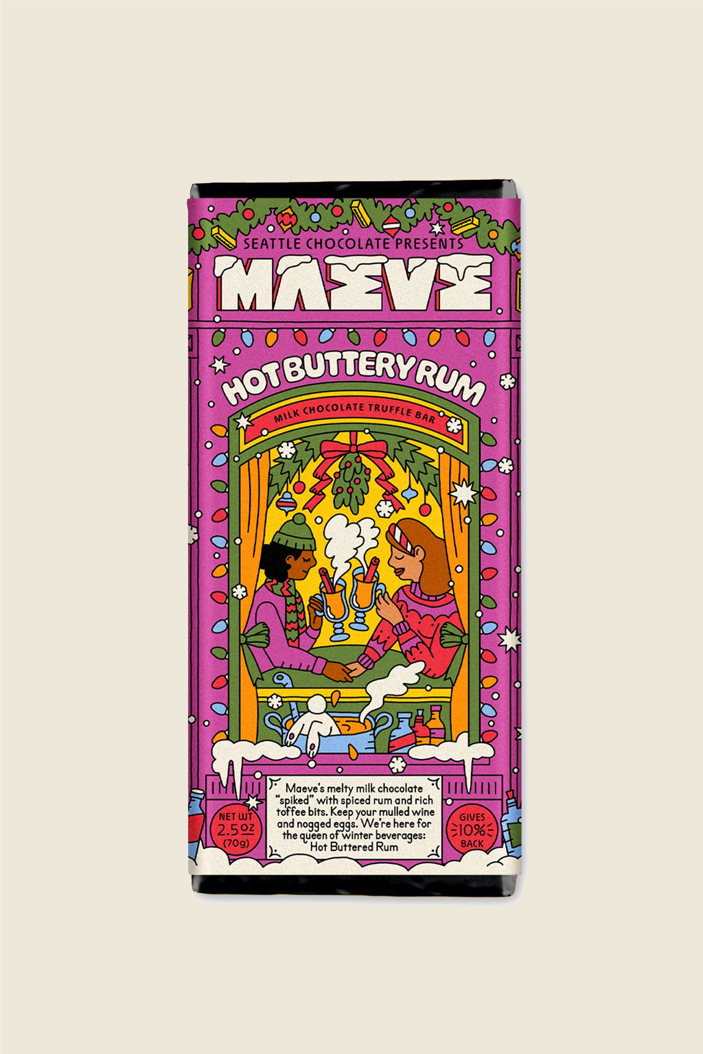 Hot Buttery Rum Truffle Bar