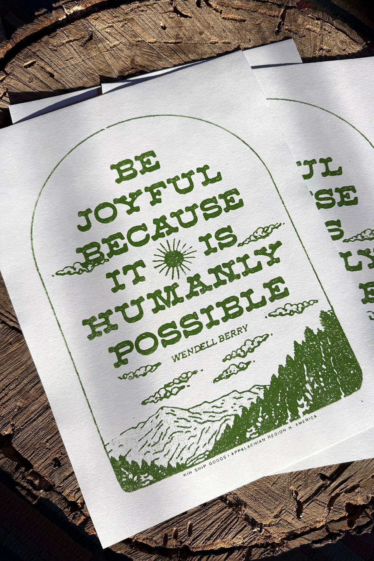 Joyful Silkscreen Print