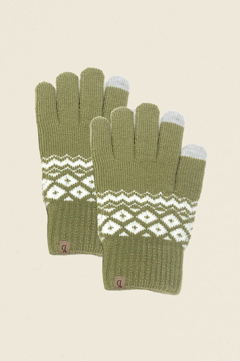 Frosty Knit Gloves