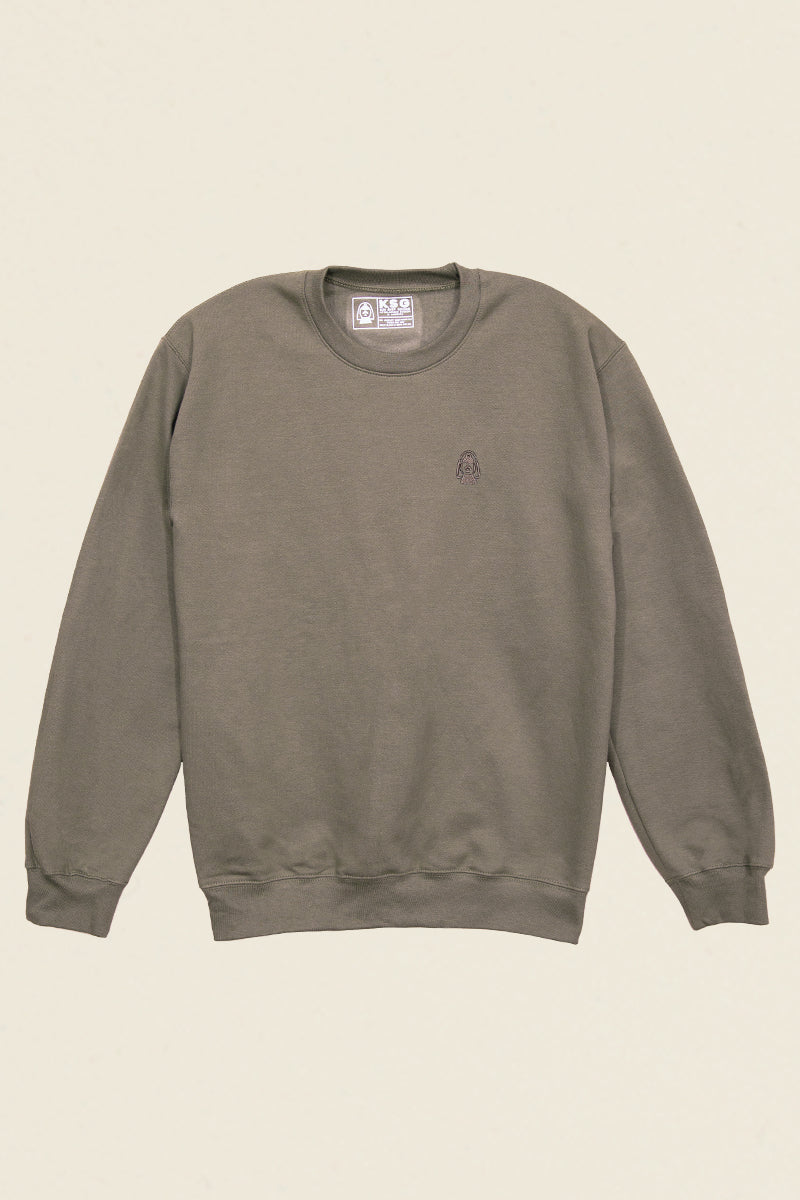 Lantern Embroidered Sweatshirt, Mocha