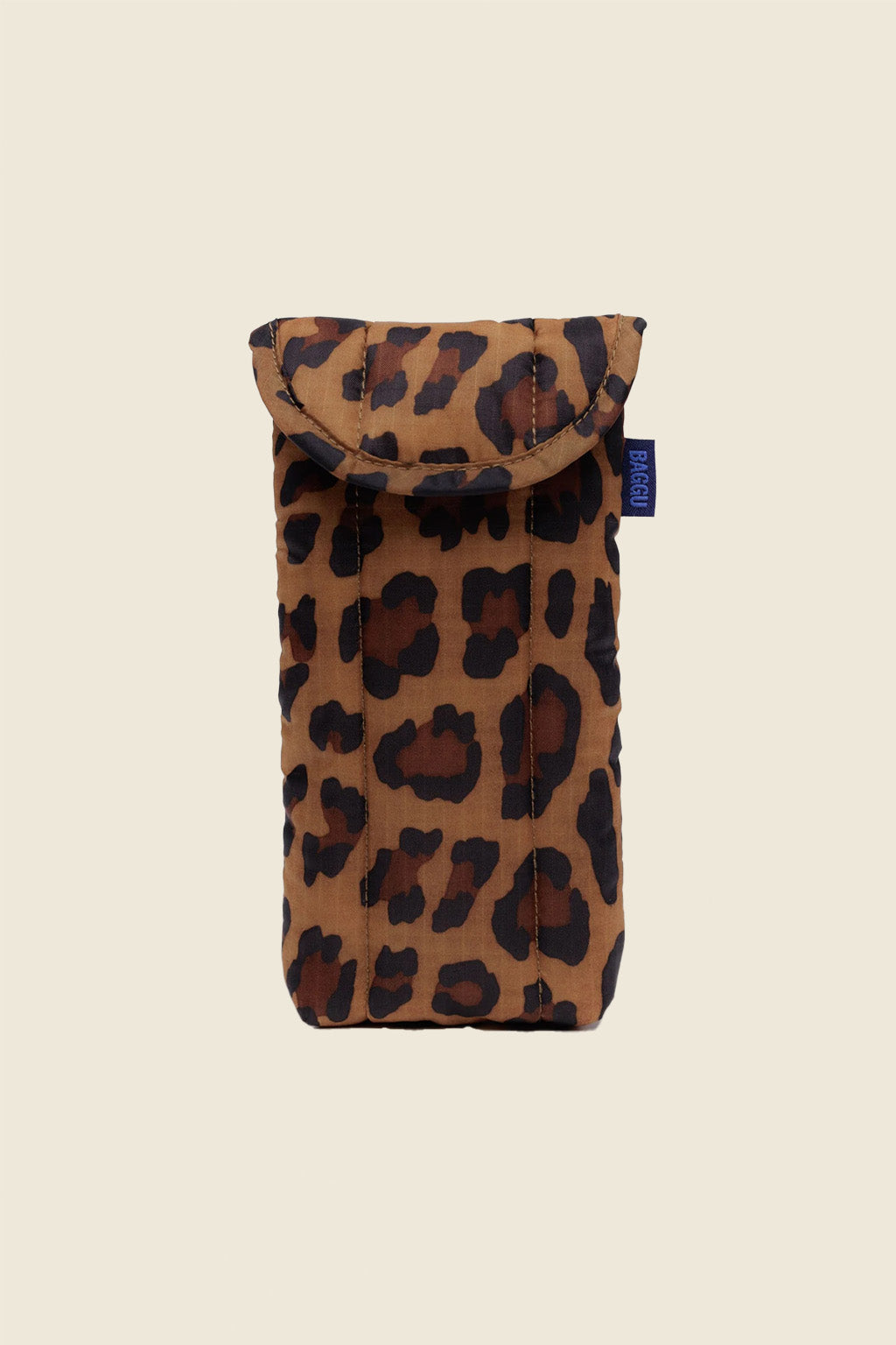 Baggu Puffy Glasses Sleeve, Leopard