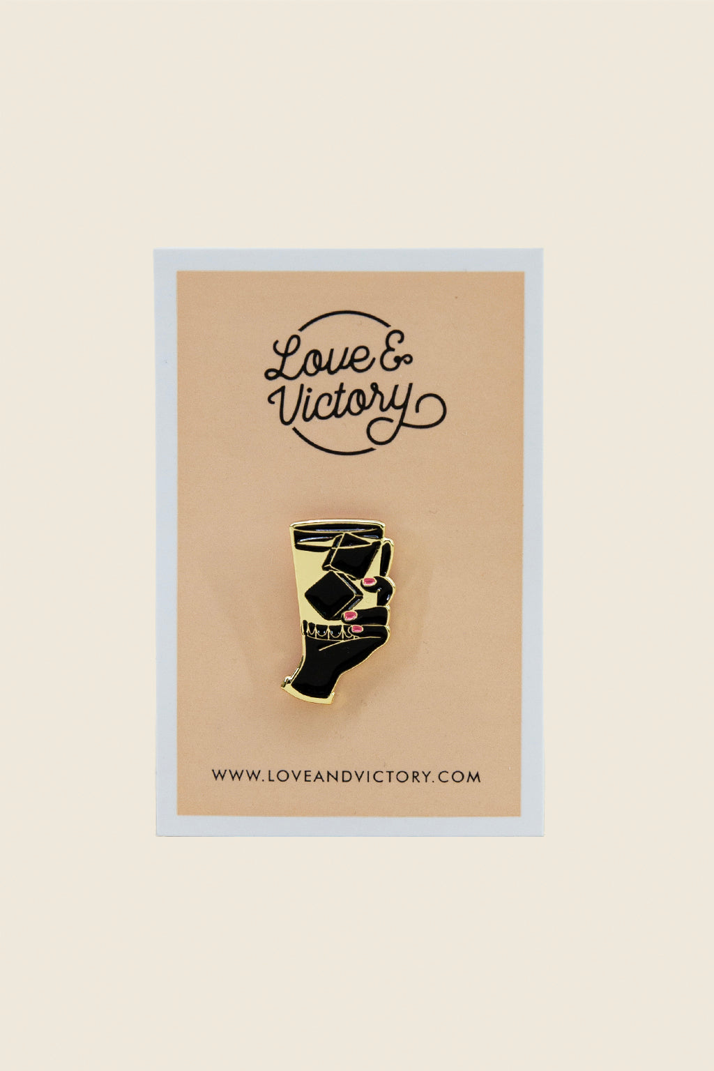 On The Rocks Enamel Pin