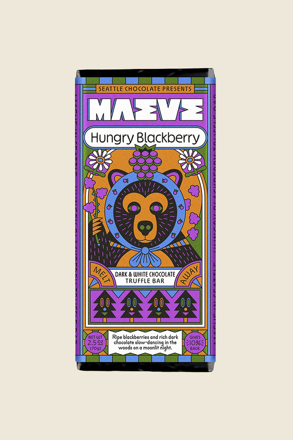 Hungry Blackberry Truffle Bar