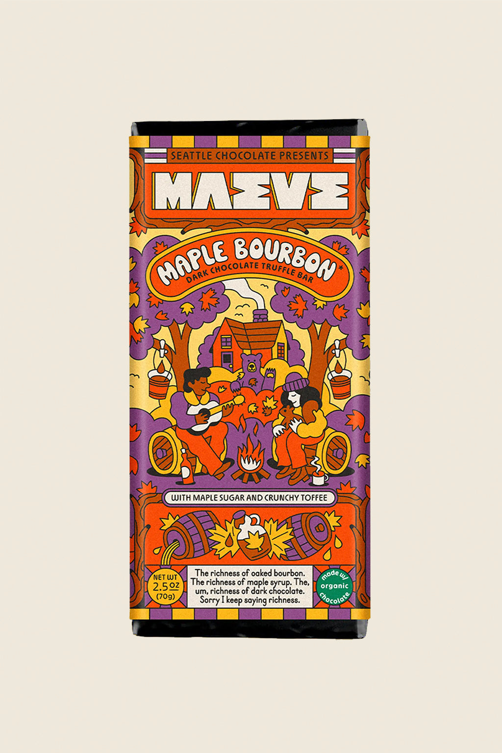 Maple Bourbon Truffle Bar