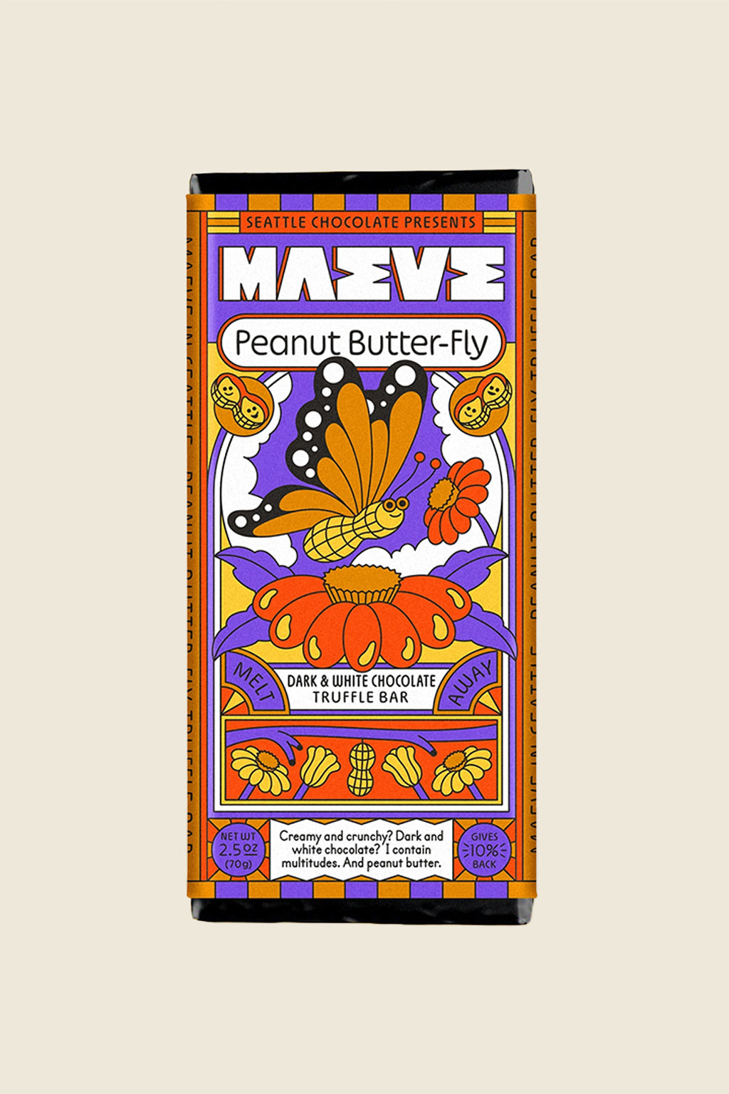 Peanut Butter-Fly Truffle Bar
