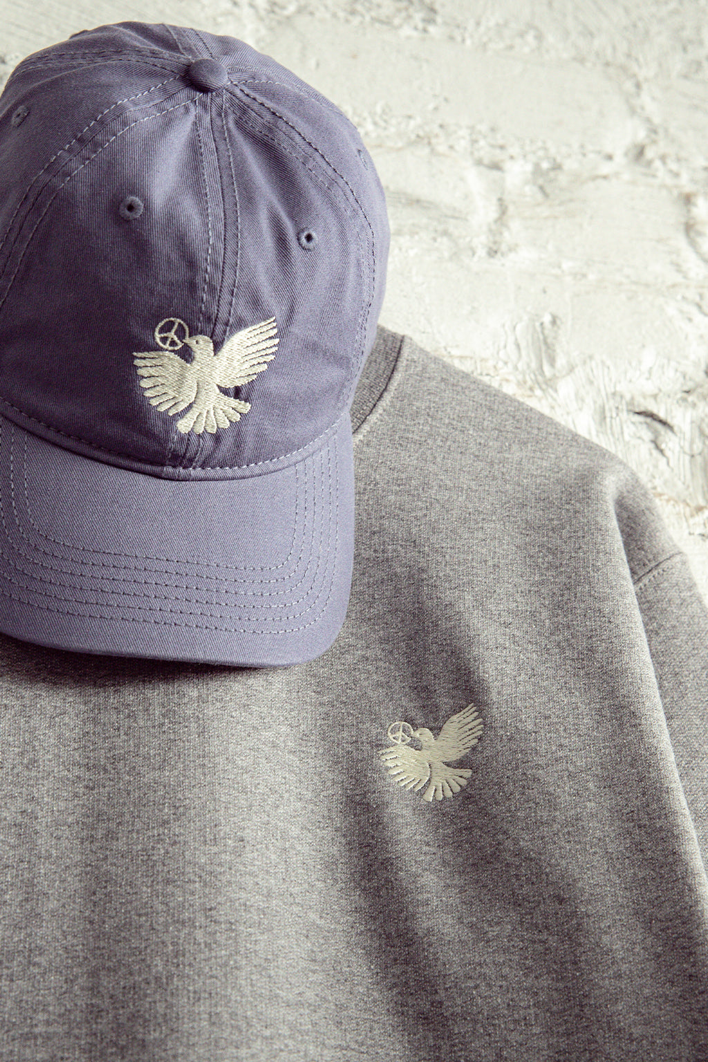 Make Peace Embroidered Sweatshirt