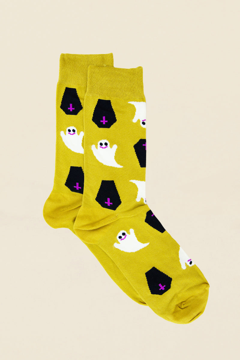 Ghost & Coffin Socks