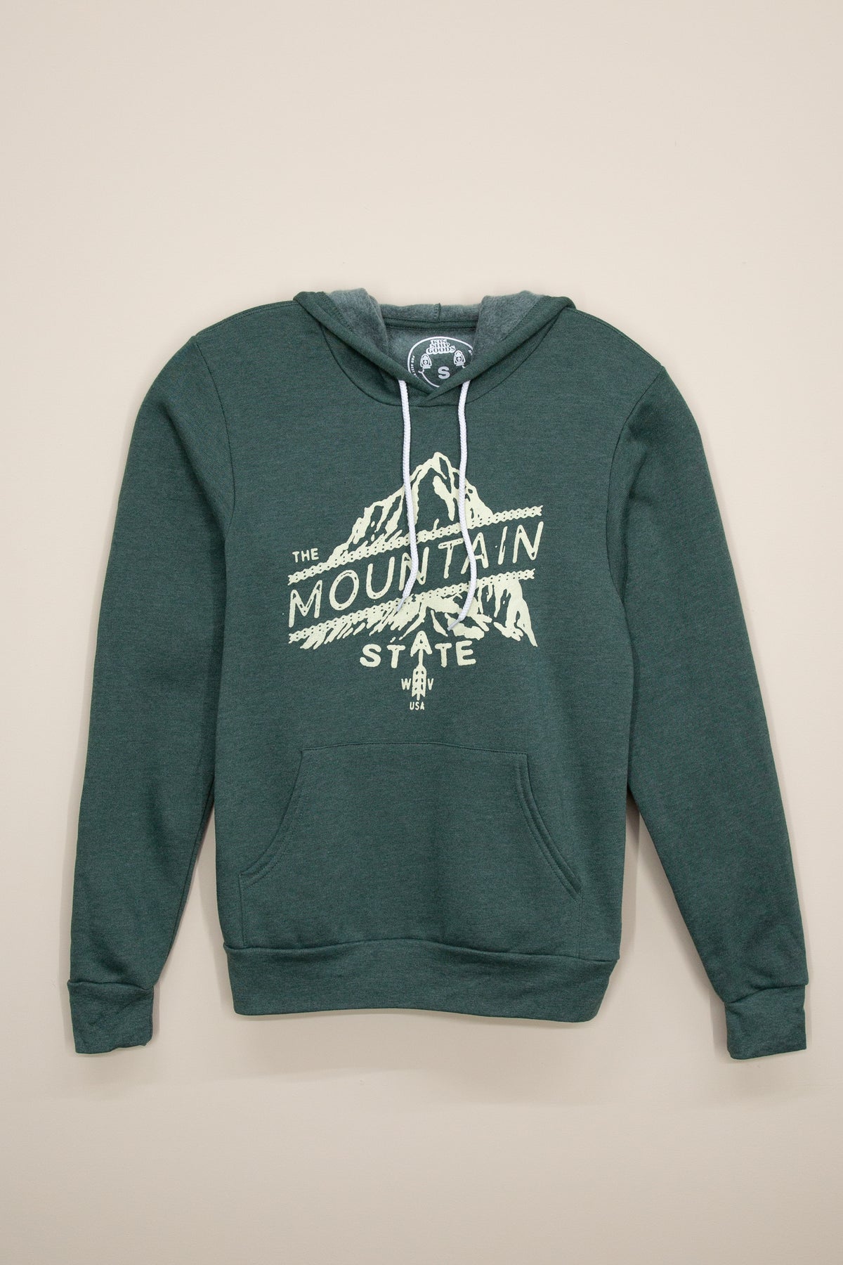 mountain state pullover hoodie, final sale